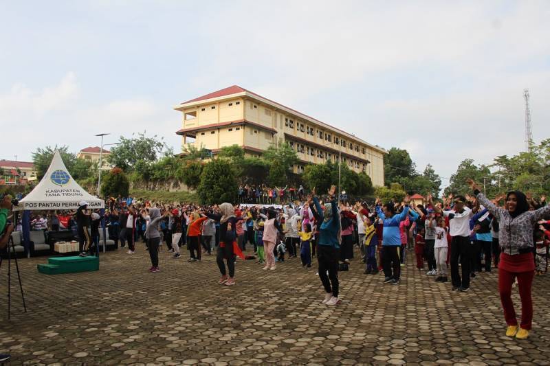 Senam Massal Dalam Rangka Memperingati HUT Ke- 48 KORPRI Tahun 2019